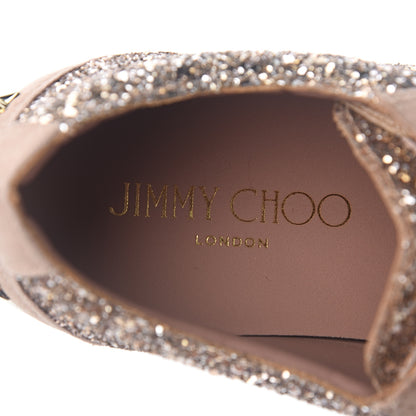 Jimmy Choo Glitter Cash Sneakers 36.5 Ballet Pink 7 of 8
