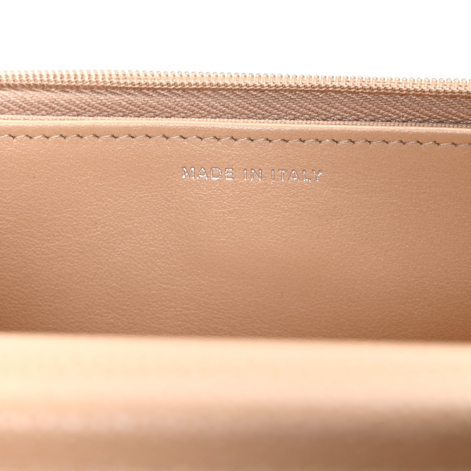 Chanel Caviar Quilted Wallet on Chain WOC Beige 7 of 11