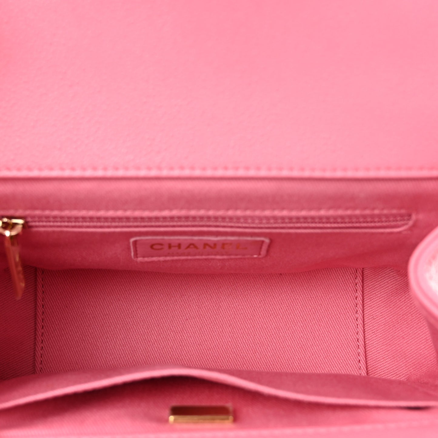 Caviar Quilted Small Business Affinity Flap Pink