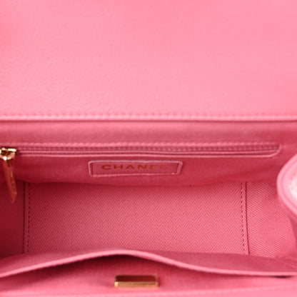 Chanel Caviar Quilted Small Business Affinity Flap Pink 5 of 11