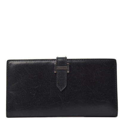 Hermes Box Bearn Wallet Black 1 of 6