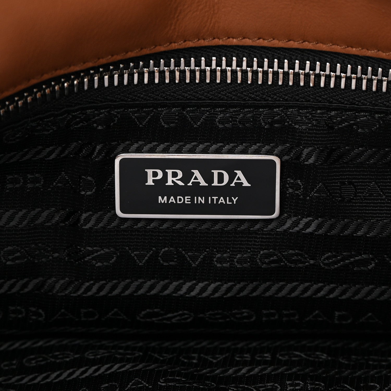 Prada Soft Calfskin Tote Cognac 6 of 11