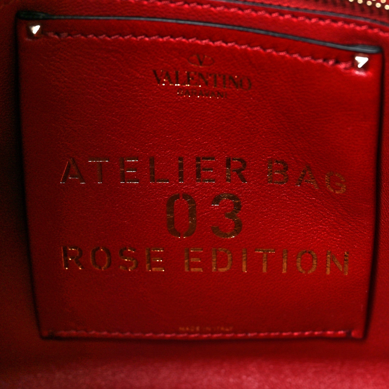 Valentino Garavani Nappa Atelier 03 Rose Edition Small Hobo Rosso Valentino 6 of 9