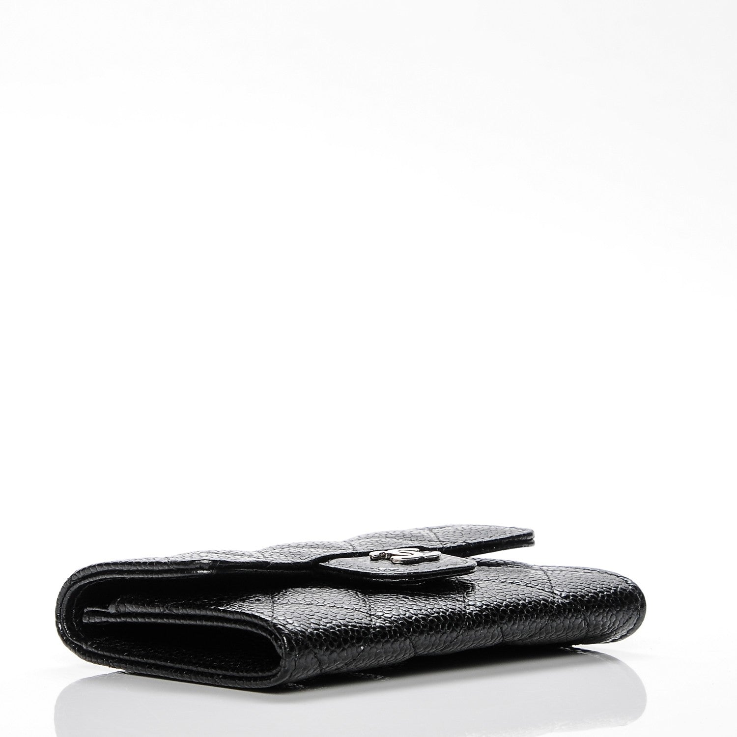 Chanel Caviar Quilted Flap Card Holder Black 4 of 8