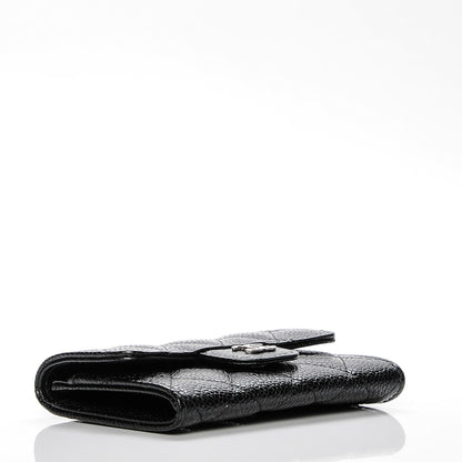 Chanel Caviar Quilted Flap Card Holder Black 4 of 8