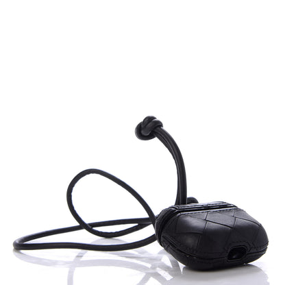 Bottega Veneta Nappa Intrecciato Airpods Pro Case Black 4 of 8