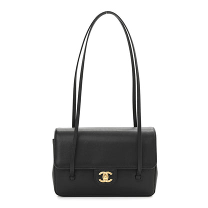Chanel Shiny Caviar Small Preppy Shoulder Bag Black 1 of 9