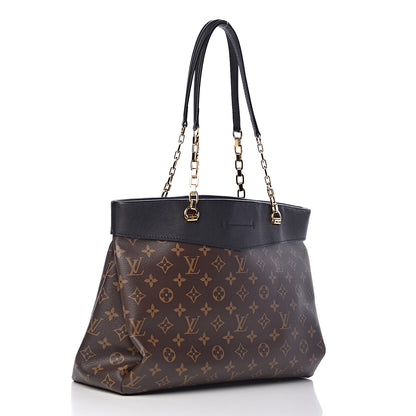 Louis Vuitton Monogram Pallas Shopper Black 3 of 10