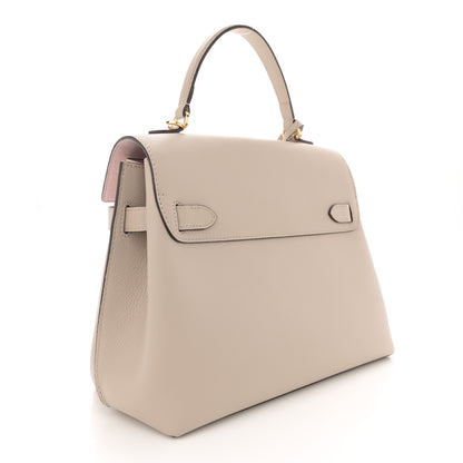 Louis Vuitton Soft Calfskin Lockme Ever MM Greige 3 of 9