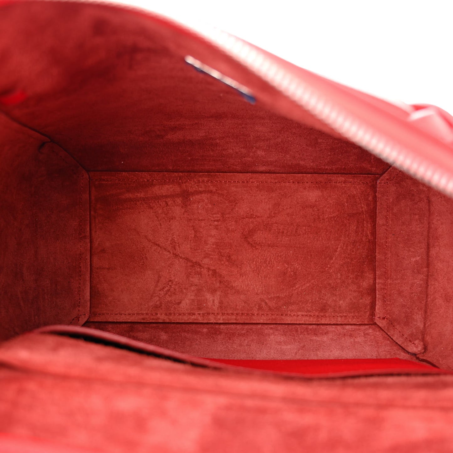 Baby Grained Calfskin Micro Belt Bag Poppy