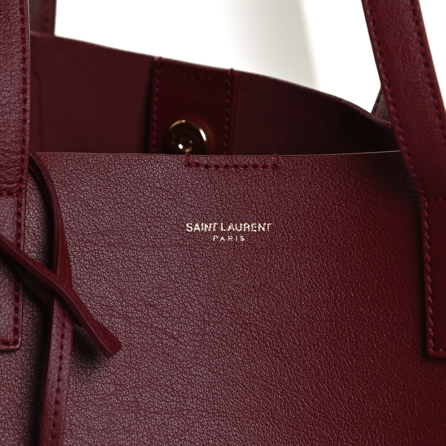 Saint Laurent Calfskin Large Shopping Tote Palissandre 5 of 10