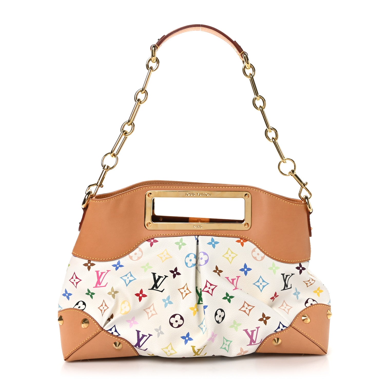 Louis Vuitton Monogram Multicolor Judy MM White 1 of 9