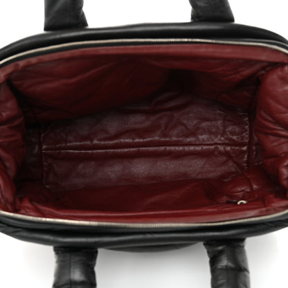 Chanel Lambskin Coco Cocoon Bowler Black 5 of 11