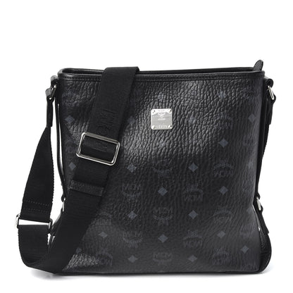 MCM Visetos Crossbody Messenger Black 1 of 8