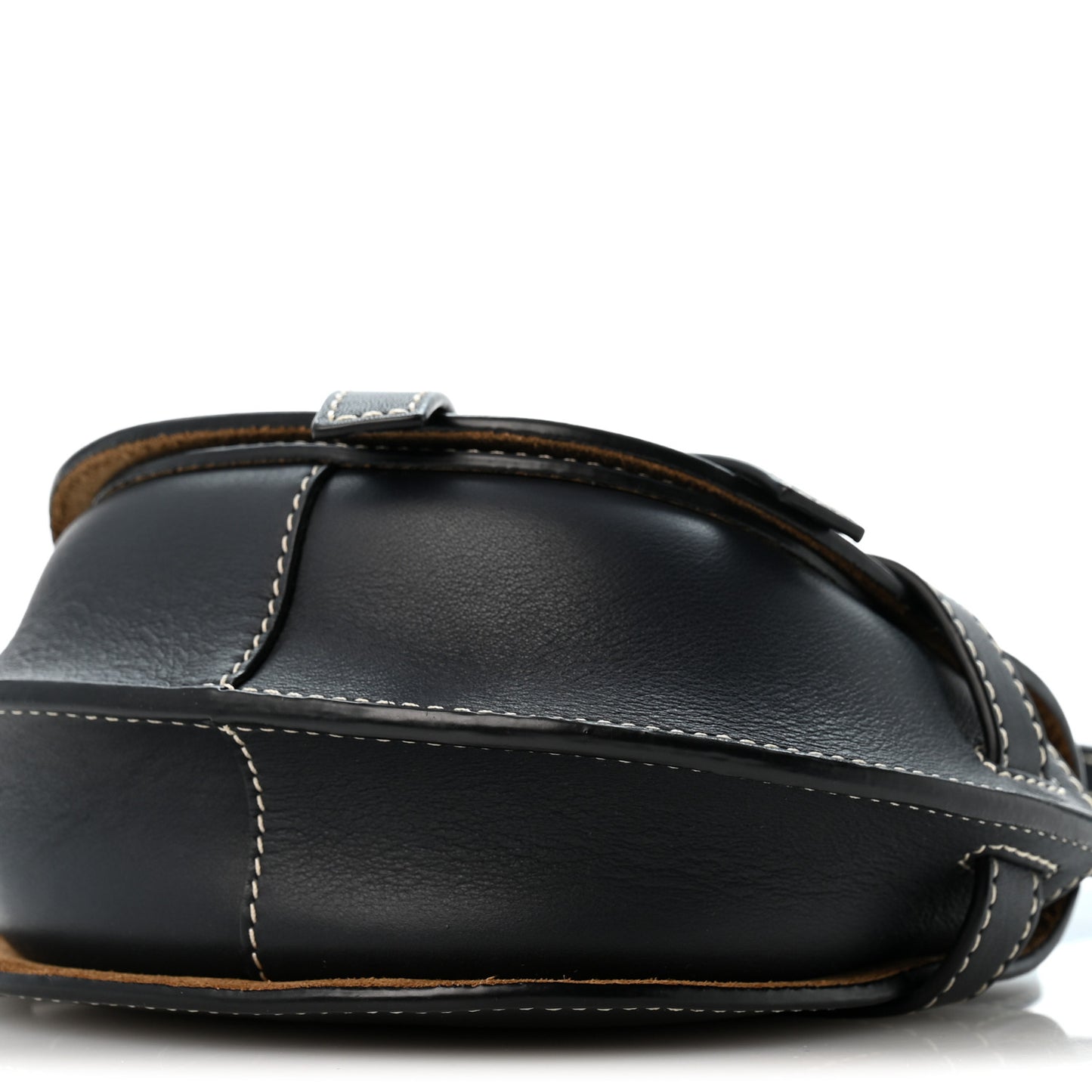 Calfskin Mini Gate Crossbody Bag Midnight Blue
