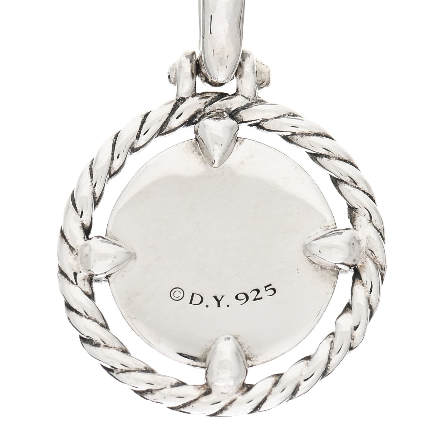 Sterling Silver Diamond Canada Charm Enhancer Pendant