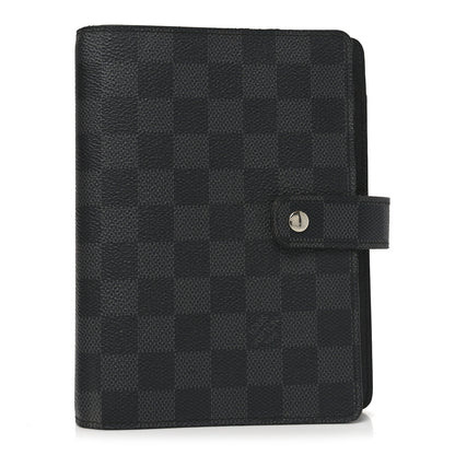 Louis Vuitton Damier Graphite Medium Ring Agenda Cover 2 of 12