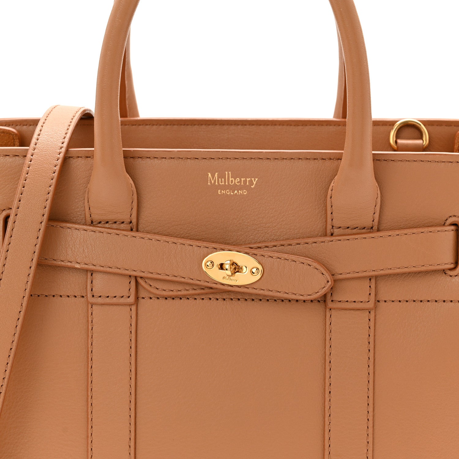 Mulberry Small Classic Grain Mini Zipped Bayswater Sable 7 of 10