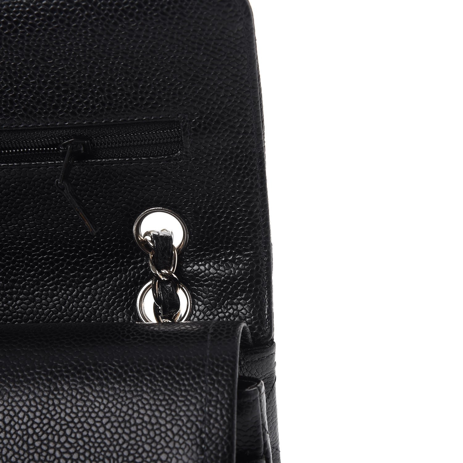 Chanel Caviar Quilted Small Double Flap Black 11 of 14