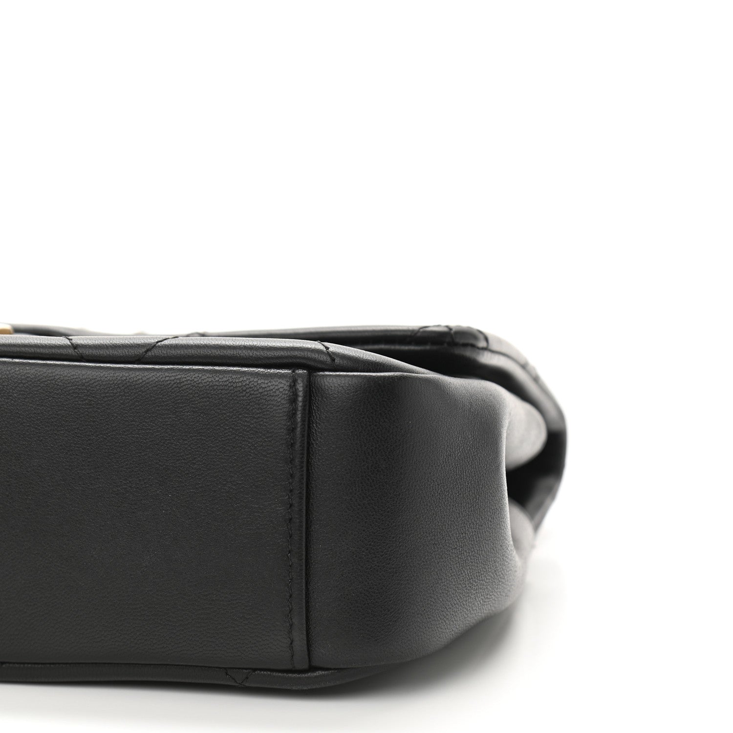 Chanel Lambskin Small A Real Catch Flap Bag Black 10 of 12