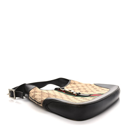 Gucci Monogram Web Jackie O Hobo Dark Brown 4 of 13