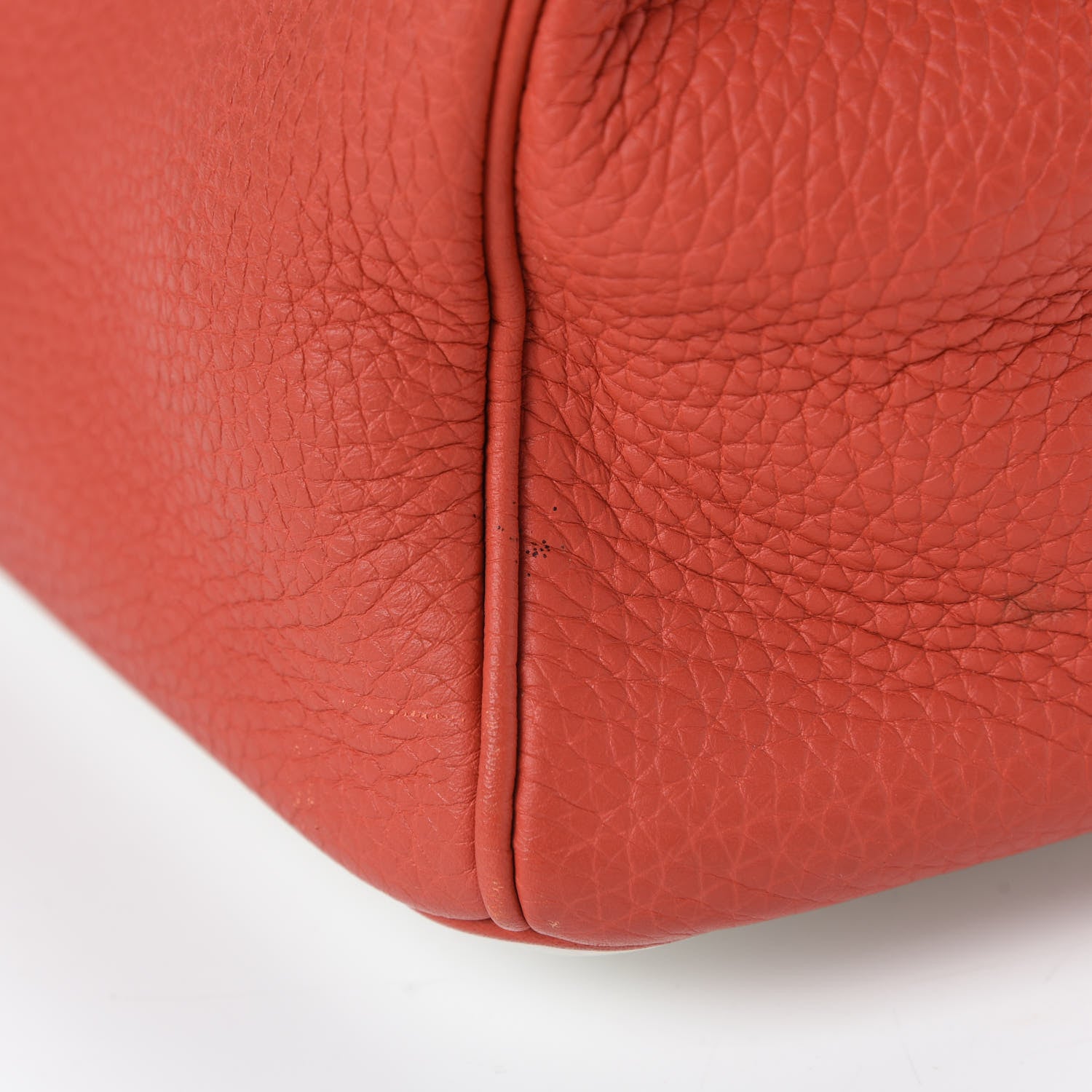 Hermes Togo Casaque Birkin 40 Sanguine White 18 of 18
