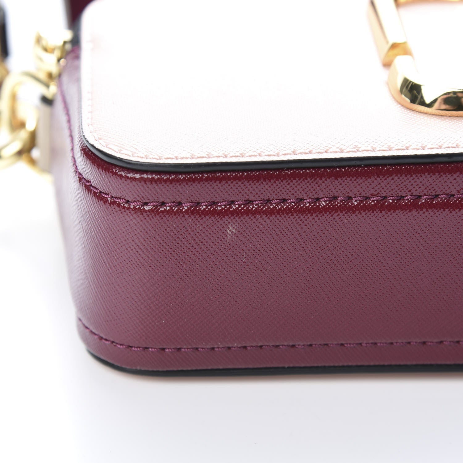 Marc Jacobs Saffiano Small Snapshot Camera Bag Rose Multicolor 12 of 12
