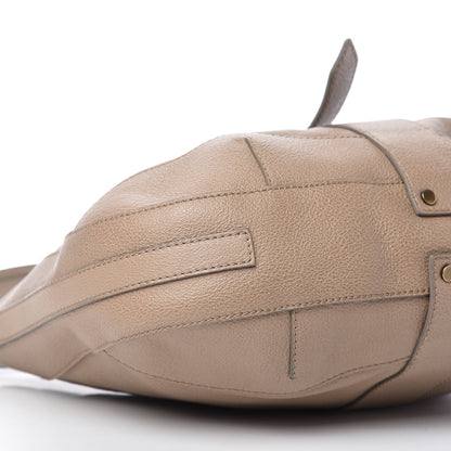 Burberry Calfskin Medium Bartow Hobo Bag Beige 6 of 12