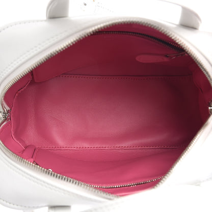 Balenciaga Shiny Day Calfskin XS Triangle Square Bag White 5 of 15