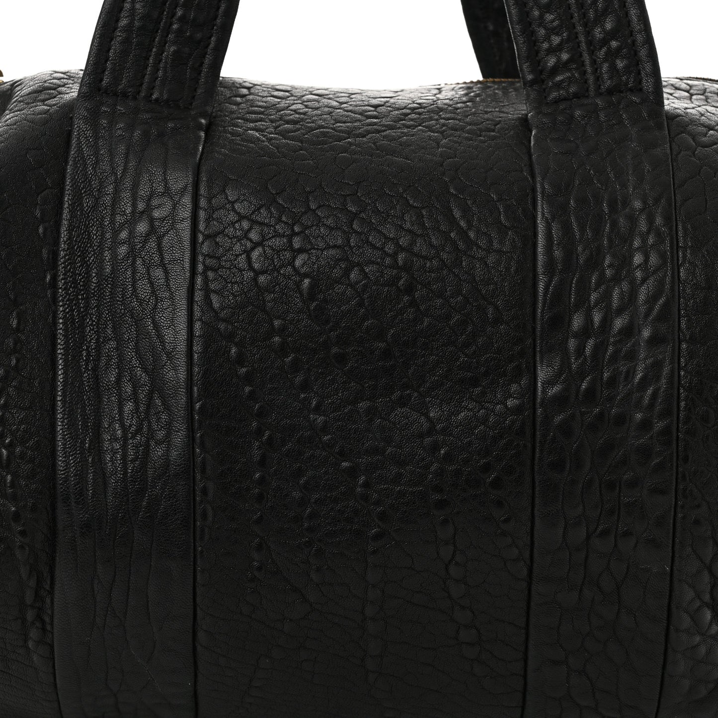 Pebbled Lambskin Rockie Antique Brass Hardware