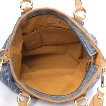 Louis Vuitton Denim Neo Cabby GM Blue 6 of 17