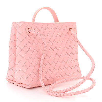 Bottega Veneta Nappa Intrecciato Small Andiamo Shoulder Bag Lotus 3 of 9