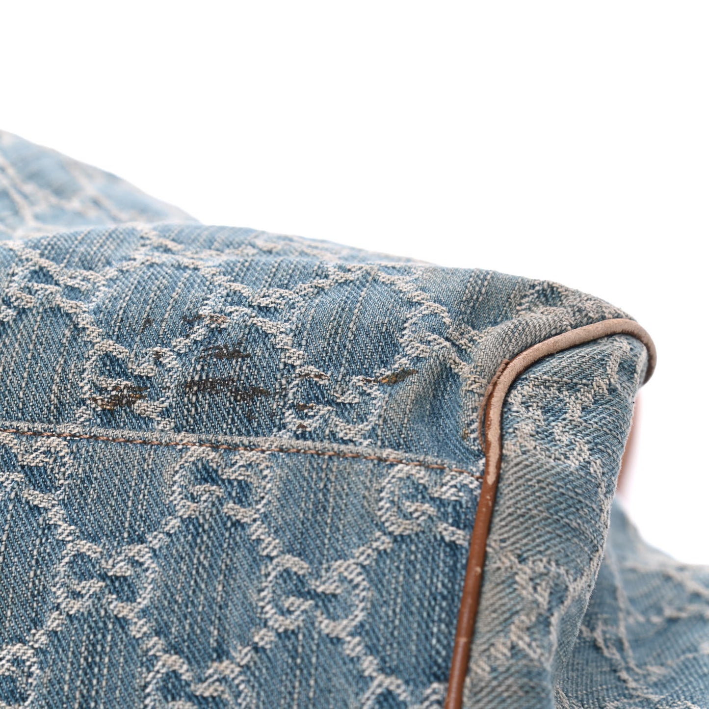 Denim Monogram Medium Sukey Boston