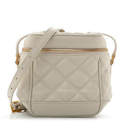 Saint Laurent Grain de Poudre Quilted 80's Vanity Bag Crema Soft 1 of 13