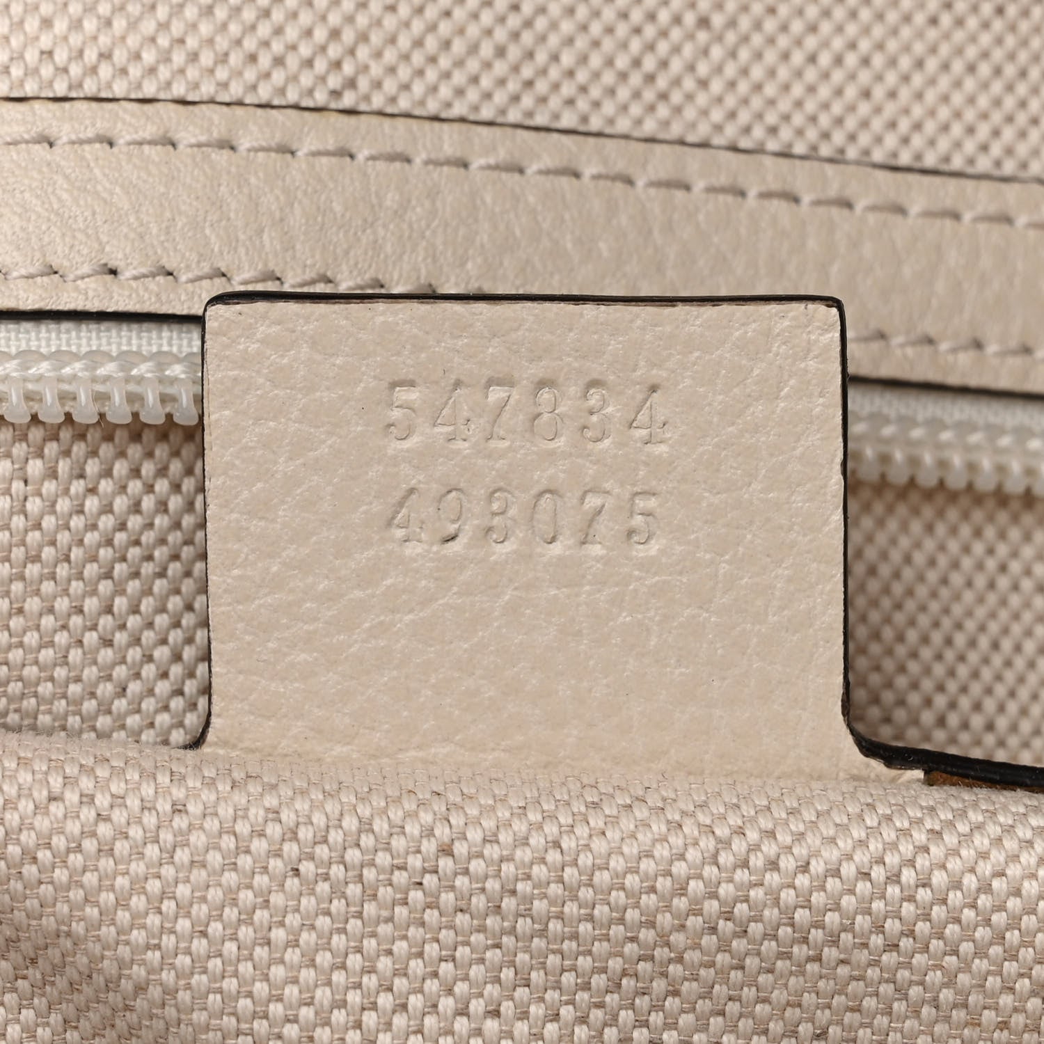 Gucci Calfskin Logo Day Backpack Mystic White 7 of 13