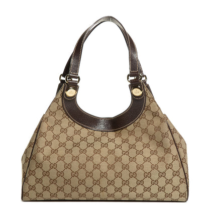 Gucci Monogram Charmy Medium Shoulder Bag Dark Brown 1 of 7