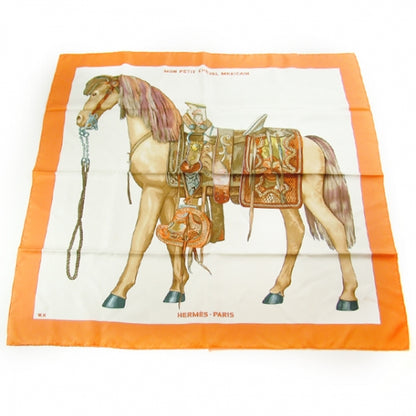 Hermes Silk Scarf Mun Petit Cheval Mexican Tie By Wik 1 of 6