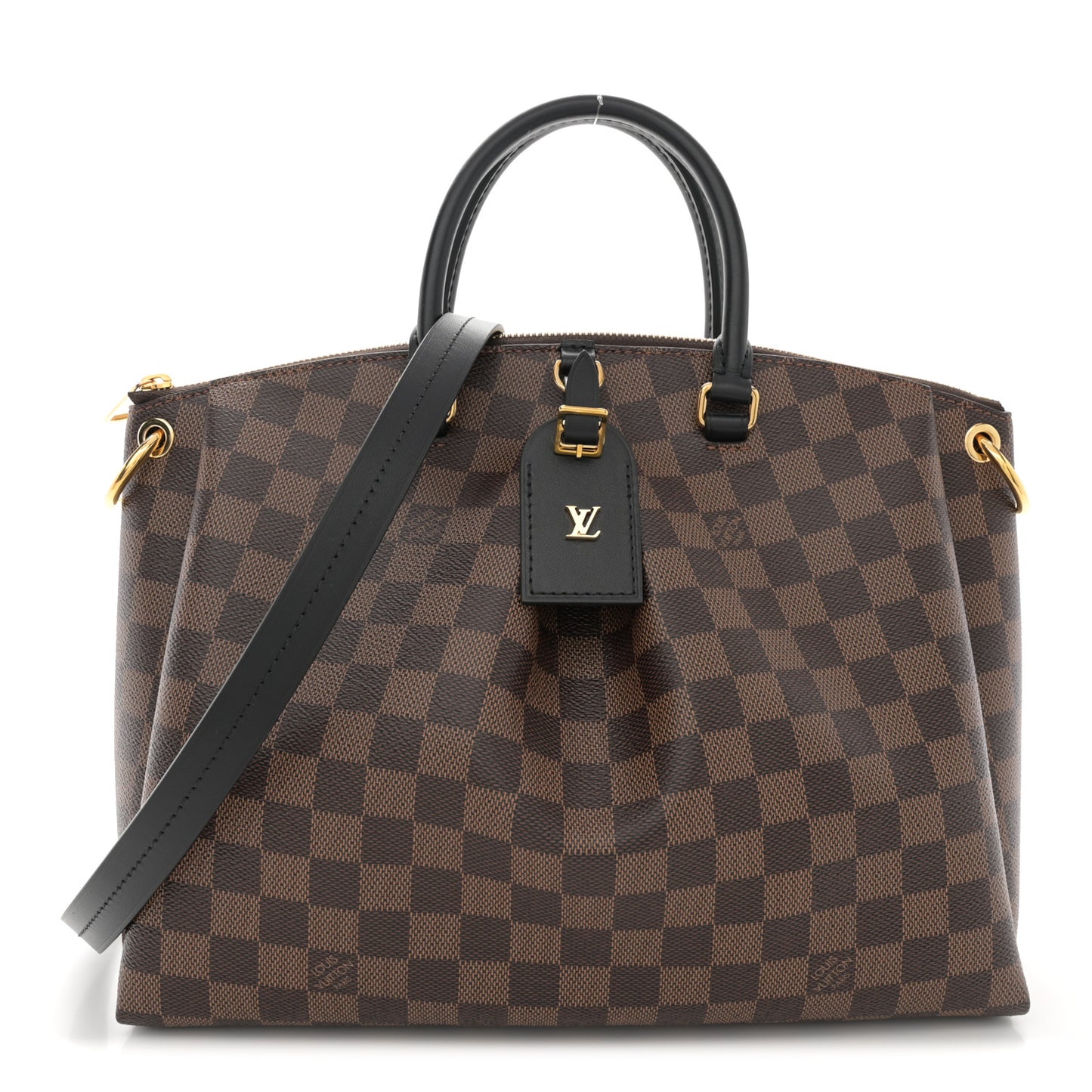 Damier Ebene Odeon Tote MM Black
