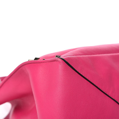 Valentino Garavani Nappa Medium Rockstud Soft Tote Pop Fuxia 8 of 13