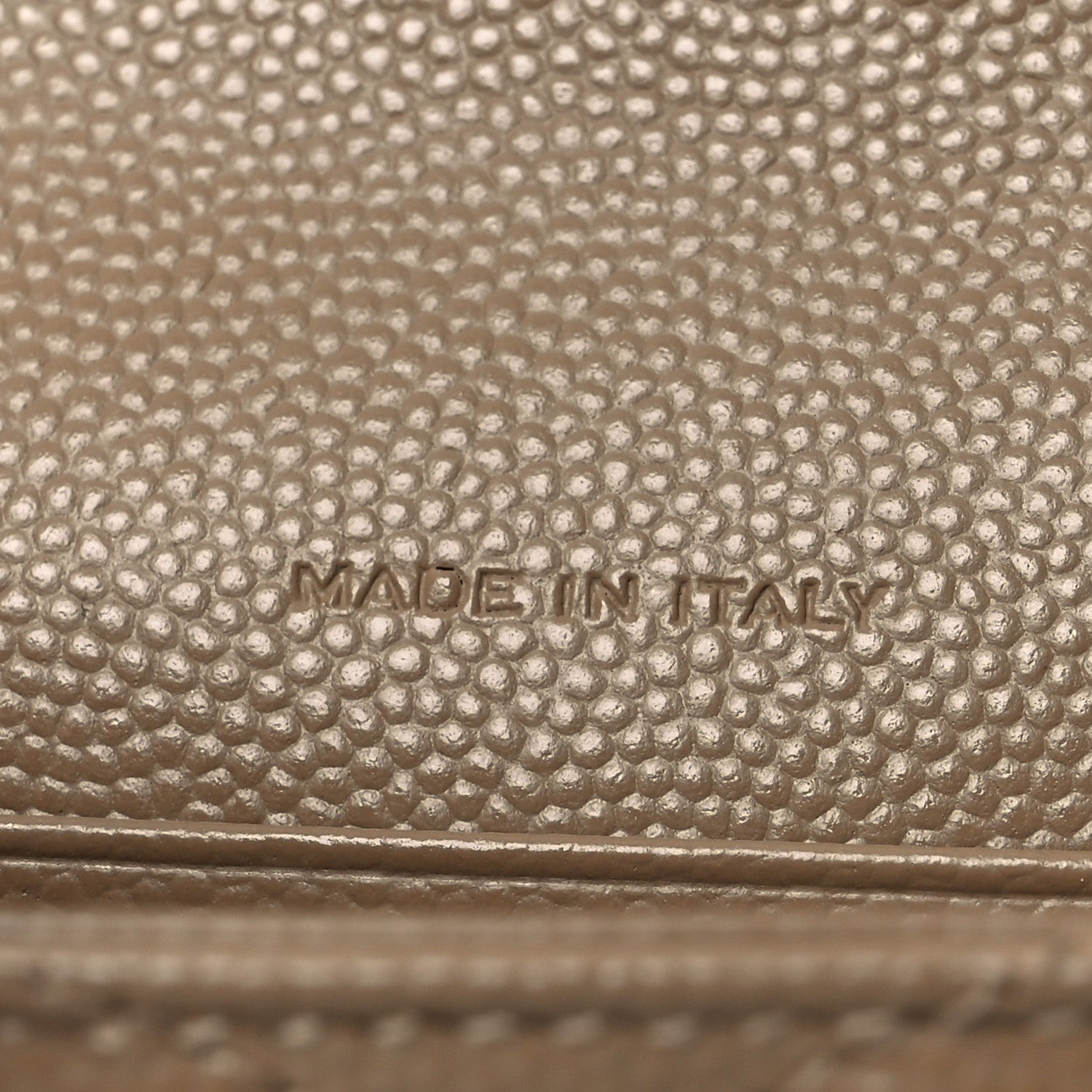 Saint Laurent Grain De Poudre Matelasse Chevron Small Monogram Envelope Wallet Dark Beige 7 of 9