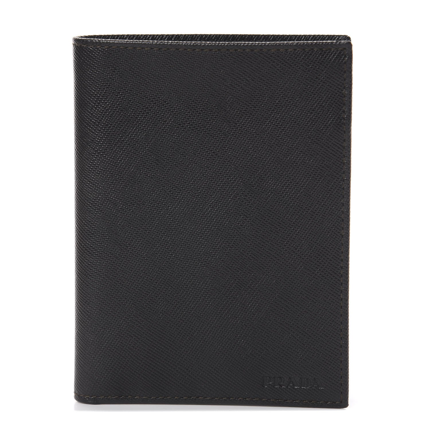 Prada Saffiano Bi-Fold Wallet Black 1 of 6