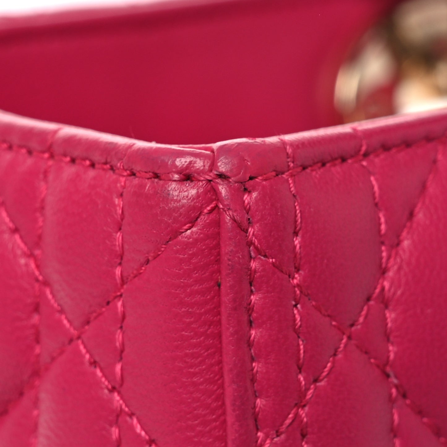 Lambskin Cannage Large Lady Dior Pink