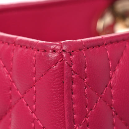 Christian Dior Lambskin Cannage Large Lady Dior Pink 14 of 20