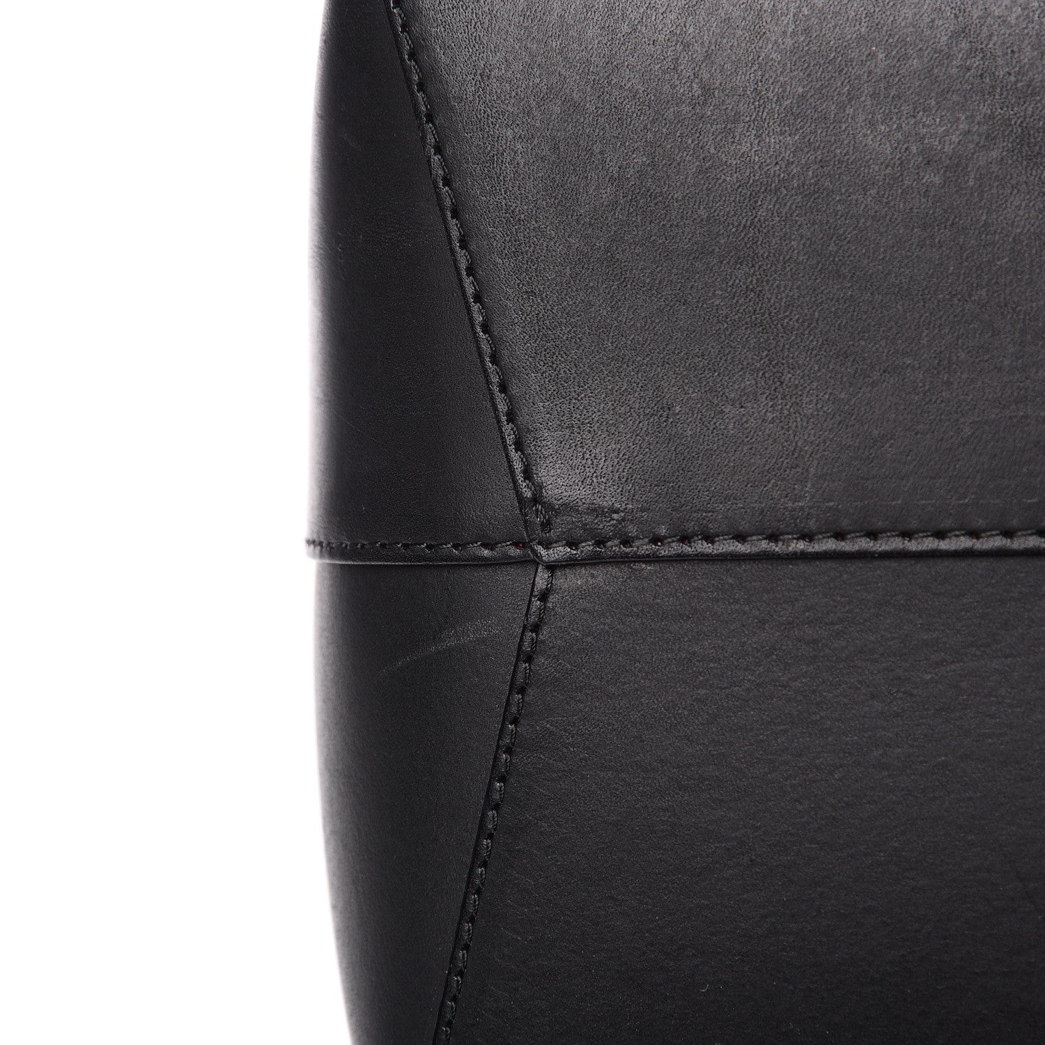 Mansur Gavriel Vegetable Tanned Calfskin Bucket Bag Black Flamma 14 of 14