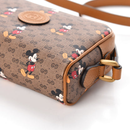 Gucci X DISNEY Mini Vintage GG Supreme Monogram Mickey Mouse Shoulder Bag Beige Vintage Sun Oil 9 of 9