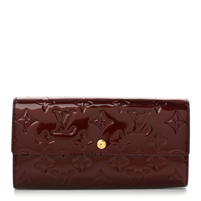 Louis Vuitton Vernis Sarah Wallet Amarante 1 of 11