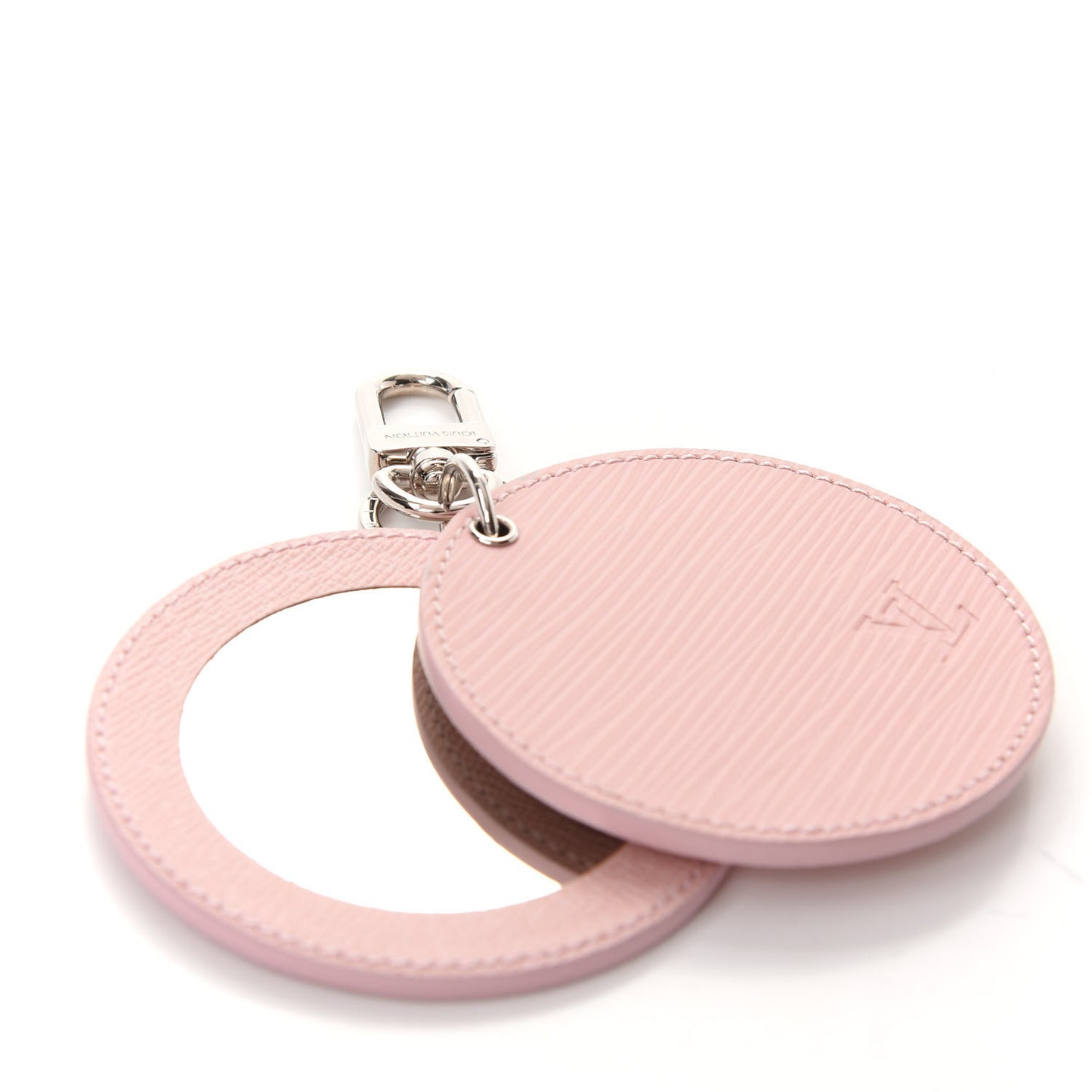 Epi Mirror Bag Charm Key Holder Rose Ballerine
