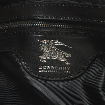 Burberry Prorsum Calfskin Studded Knight Satchel Black 7 of 9