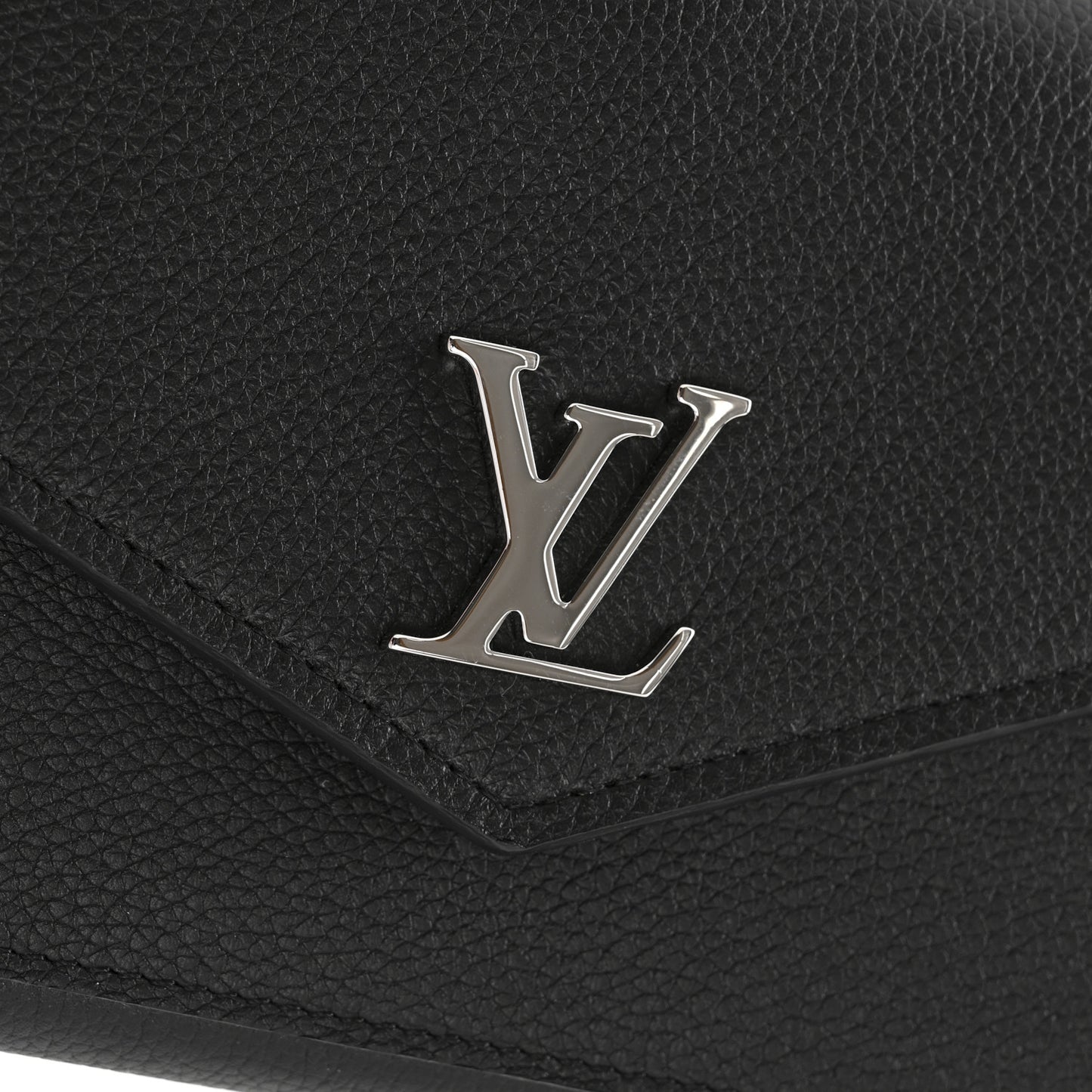 Soft Calfskin My Lockme Wallet Black