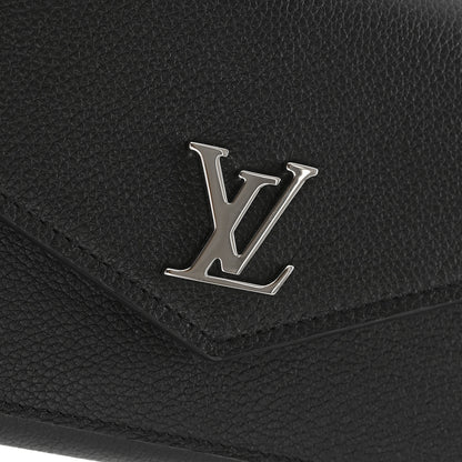 Louis Vuitton Soft Calfskin My Lockme Wallet Black 15 of 18